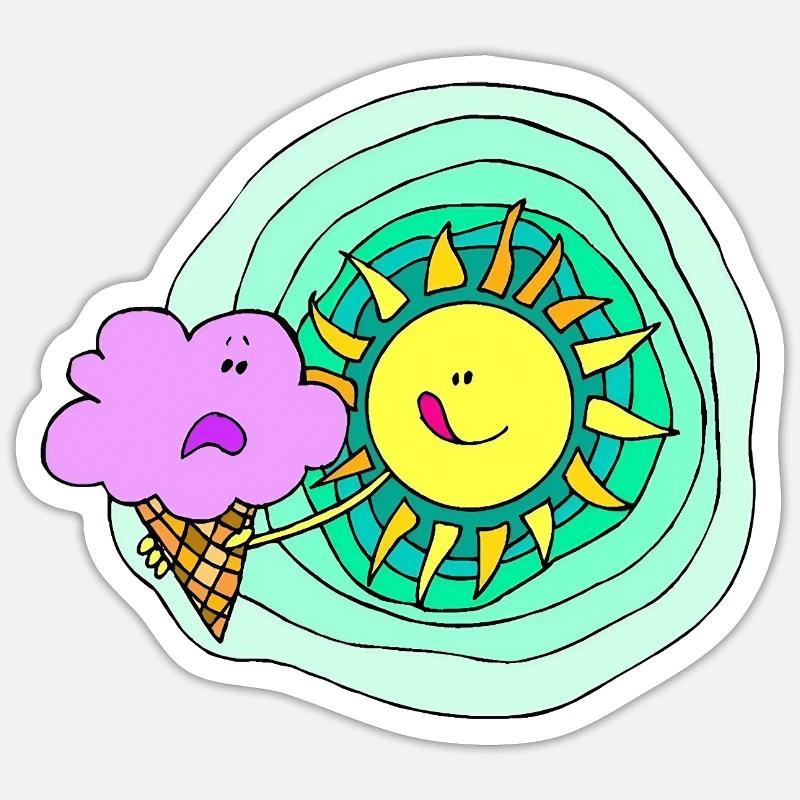 Sticker taille S (10 x 10 cm) - 