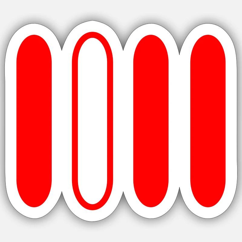 Sticker Größe S (10 x 10 cm) - 