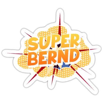 Bernd - Sticker taille S (10 x 10 cm) - blanc mat - Devant