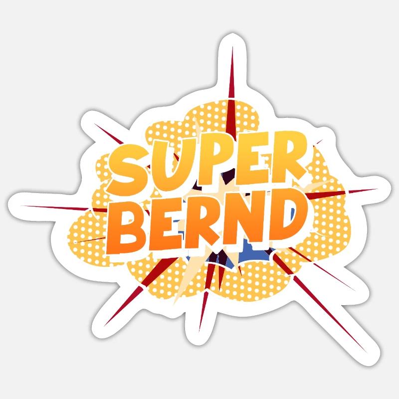 Bernd Sticker Größe S (10 x 10 cm)