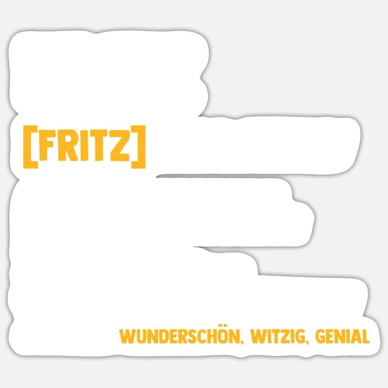 Fritz Sticker size S (10 x 10 cm)