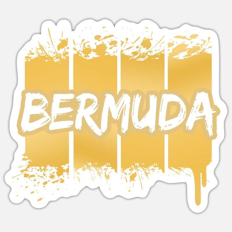 Bermuda Bermuda Sticker Größe S (10 x 10 cm)