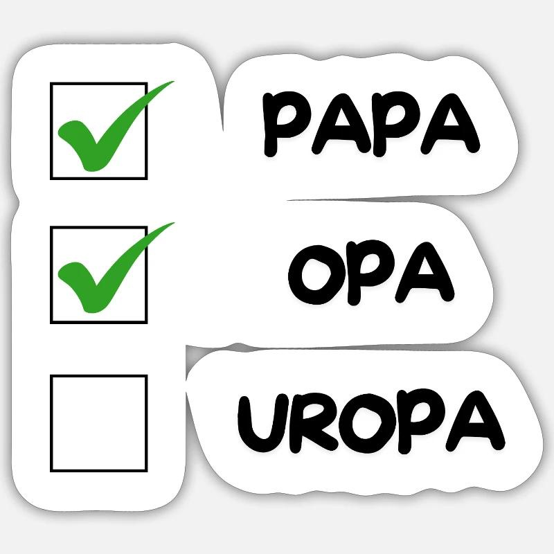 Liste de contrôle OPA Sticker taille S (10 x 10 cm)