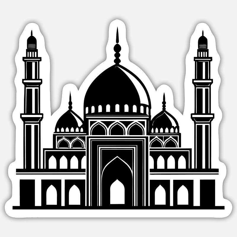 Mosque Sticker size S (10 x 10 cm)