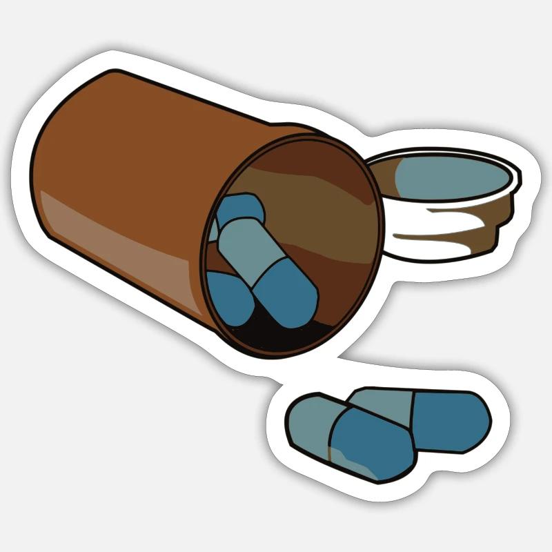 doc2 - Sticker Größe S (10 x 10 cm) - Mattweiß