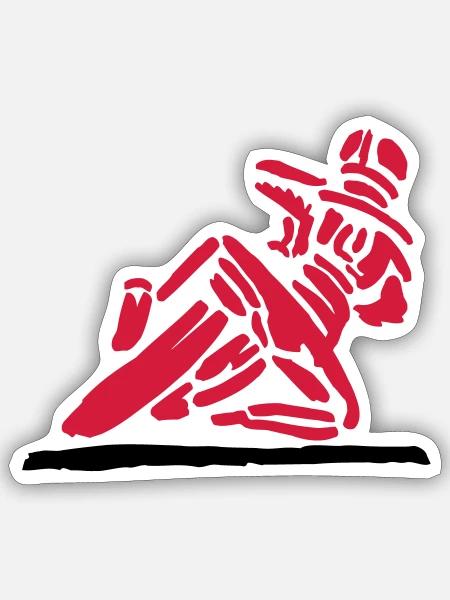 - Sticker Größe S (10 x 10 cm) - Mattweiß