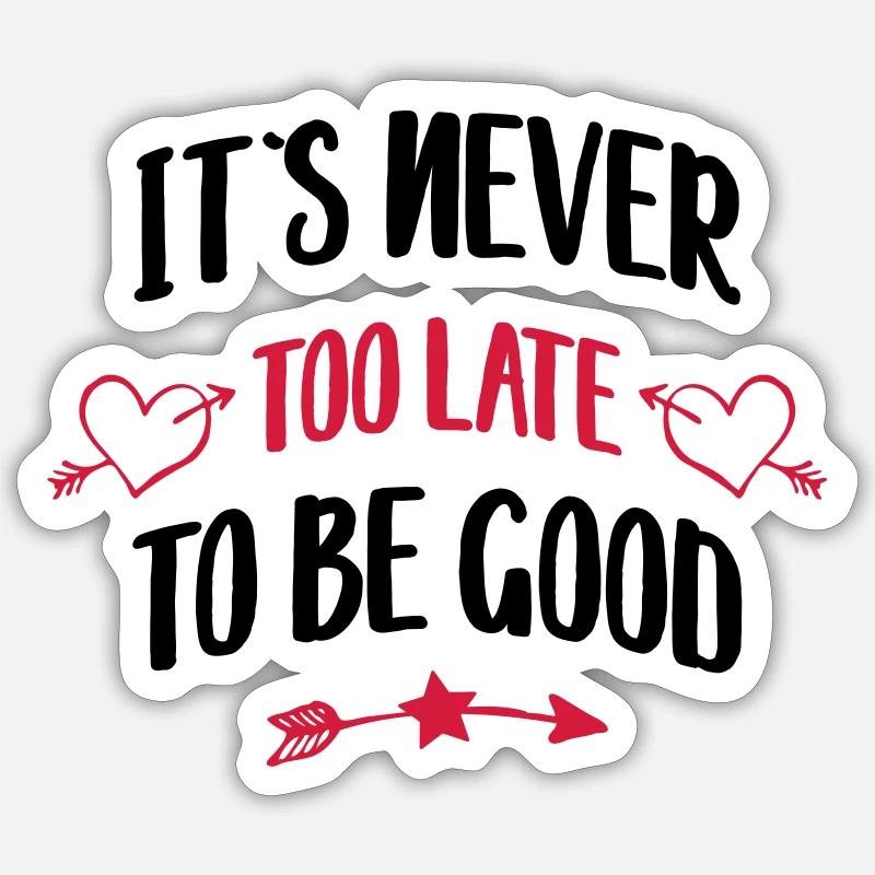 énonciation drôle Sticker taille S (10 x 10 cm)