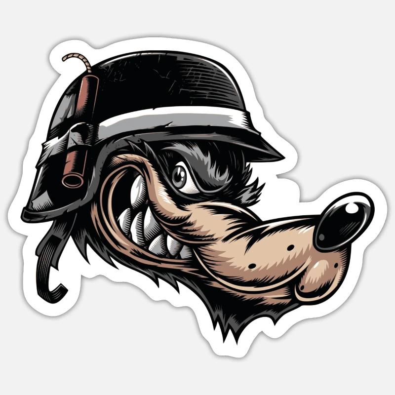 Sticker Größe S (10 x 10 cm) - 