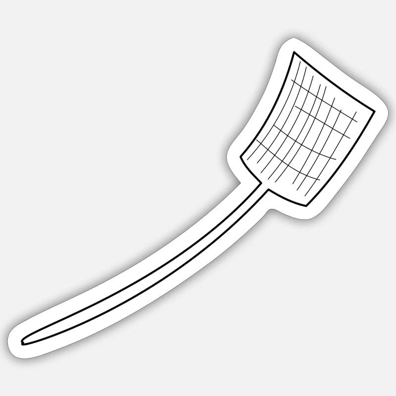 Swatter Sticker size S (10 x 10 cm)