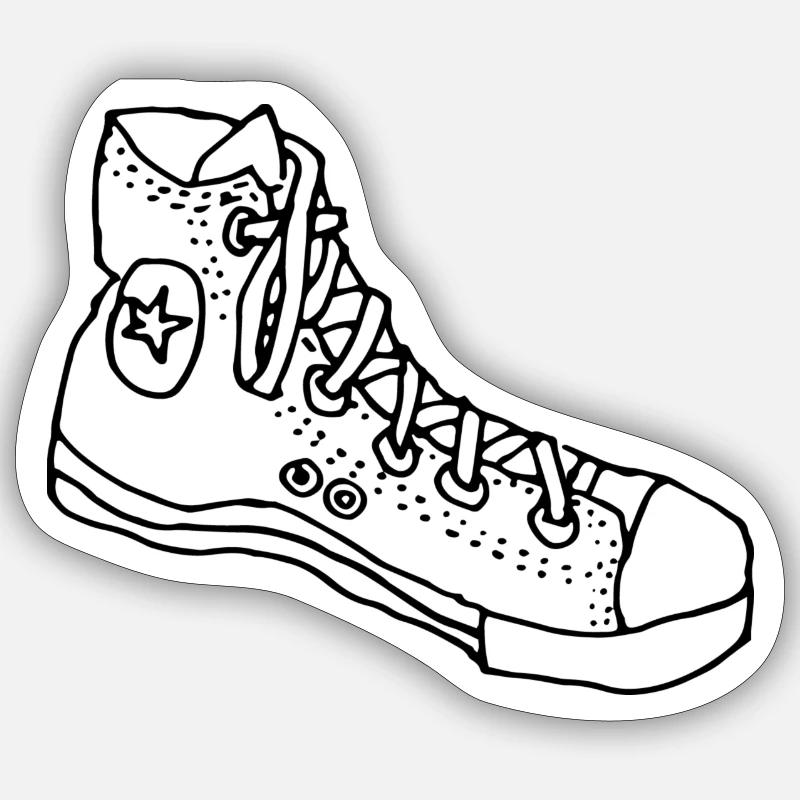sneaker Sticker size S (10 x 10 cm)
