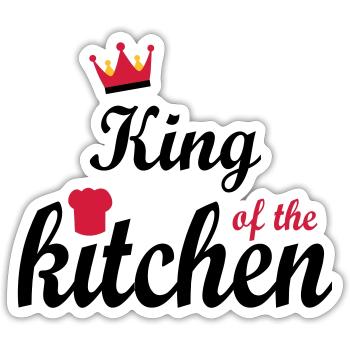 cooking - Sticker size S (10 x 10 cm) - white matte - Front