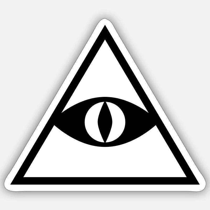 Pyramide Sticker Größe S (10 x 10 cm)