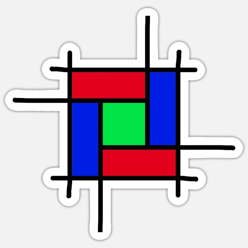 Sticker Größe S (10 x 10 cm) - 