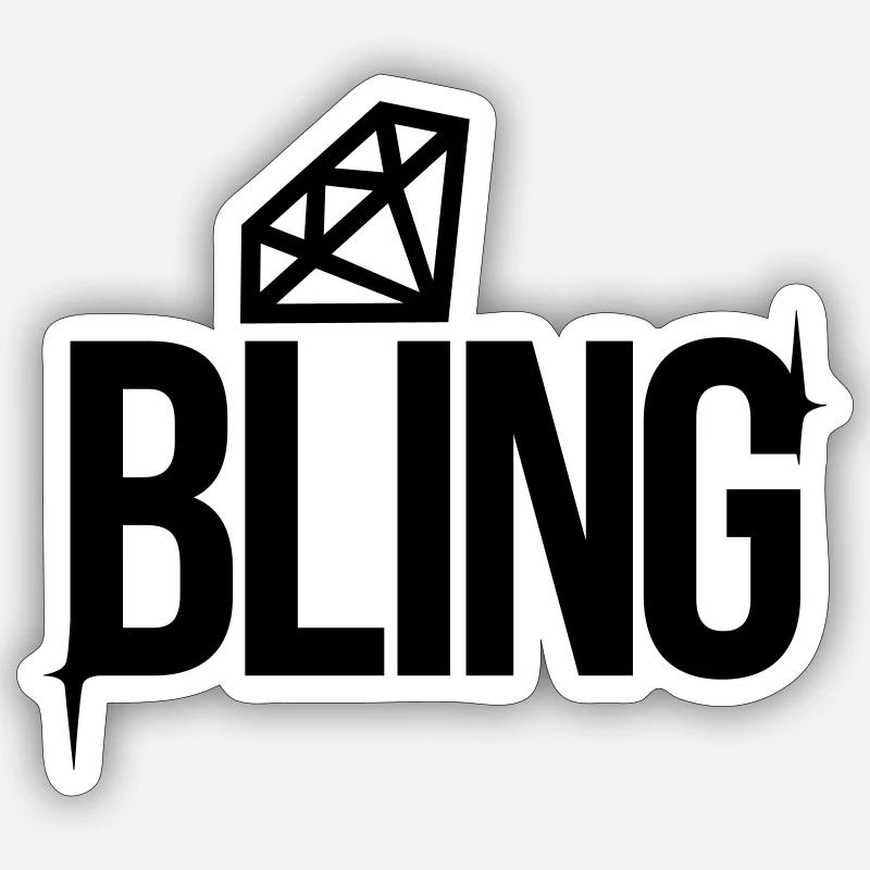 Bling Sticker size S (10 x 10 cm)