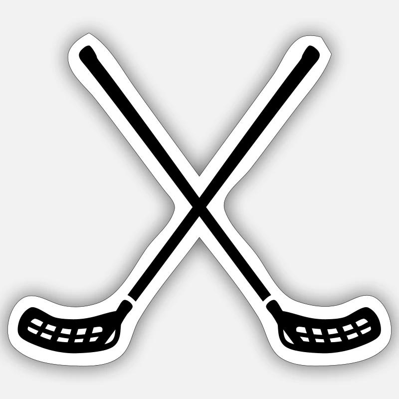 Floorball Sticker taille S (10 x 10 cm)