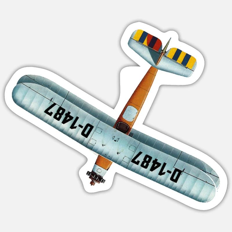 Udet Flieger 02 Sticker taille S (10 x 10 cm)