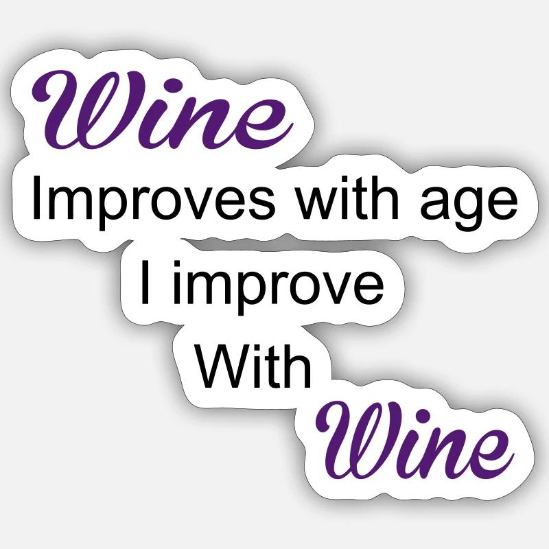 Wine Sticker Größe S (10 x 10 cm)