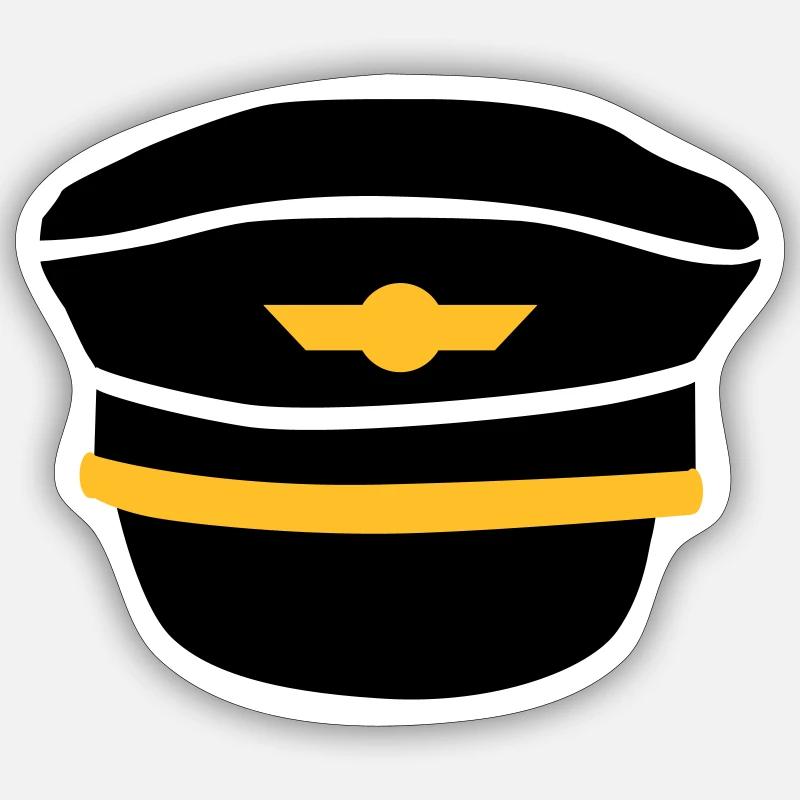 Pilote Sticker taille S (10 x 10 cm)