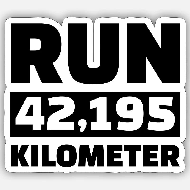 Marathon Sticker size S (10 x 10 cm)