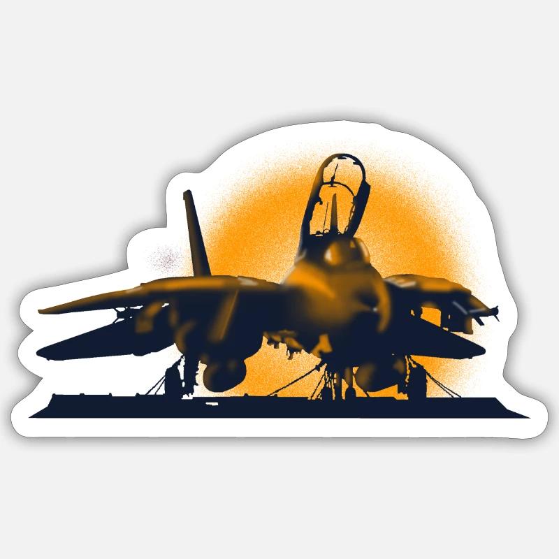Jet Tomcat Sticker Größe S (10 x 10 cm)