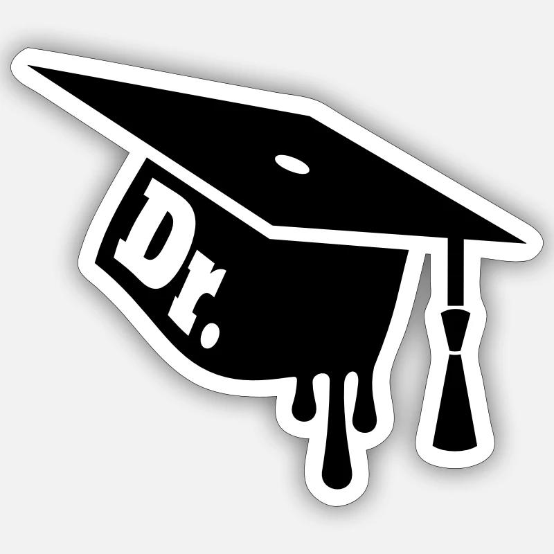 Mortier - barrett - Sticker taille S (10 x 10 cm) - blanc mat