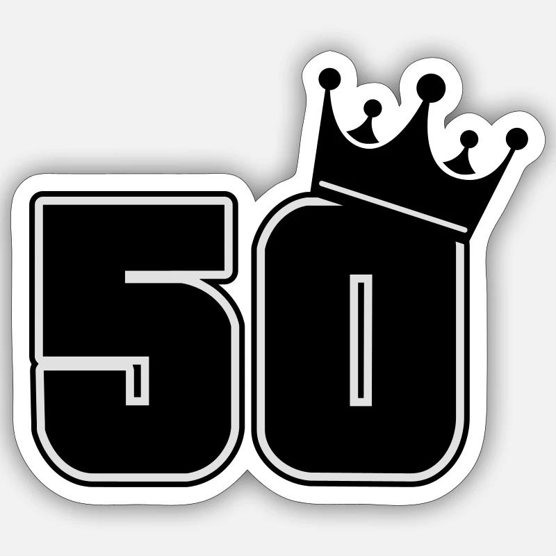 50 Sticker size S (10 x 10 cm)
