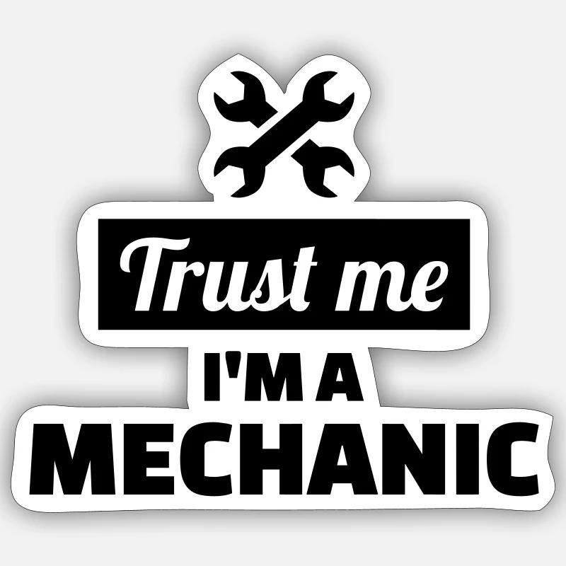 Mechanic Sticker size S (10 x 10 cm)