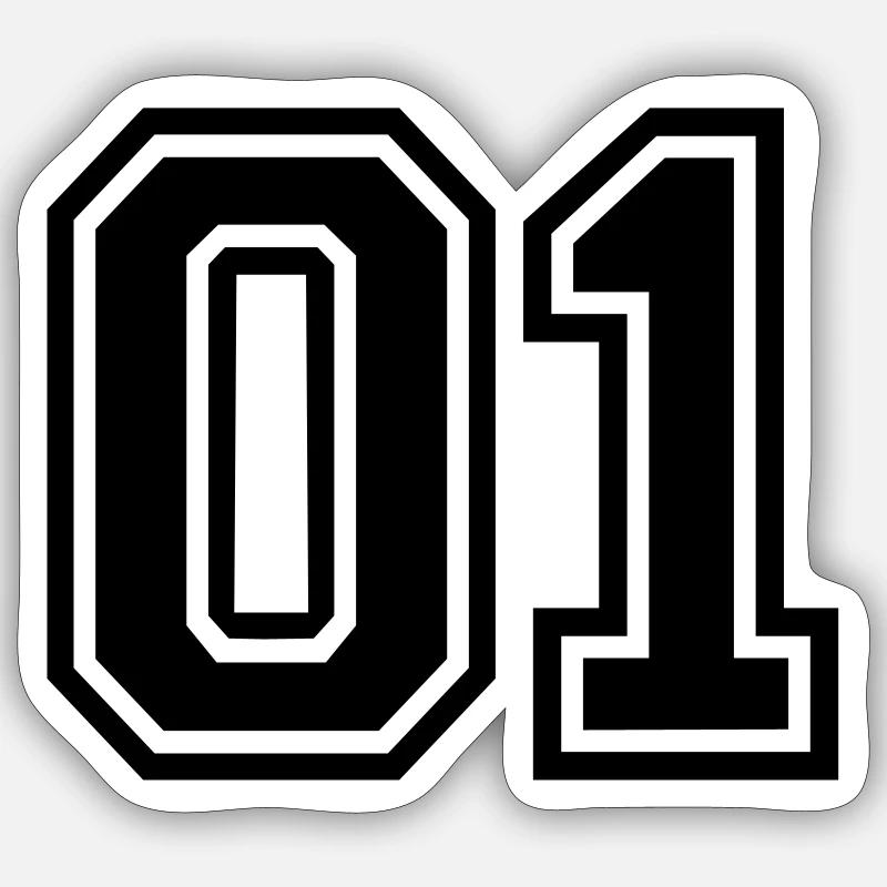1,0 - Sticker size S (10 x 10 cm) - white matte
