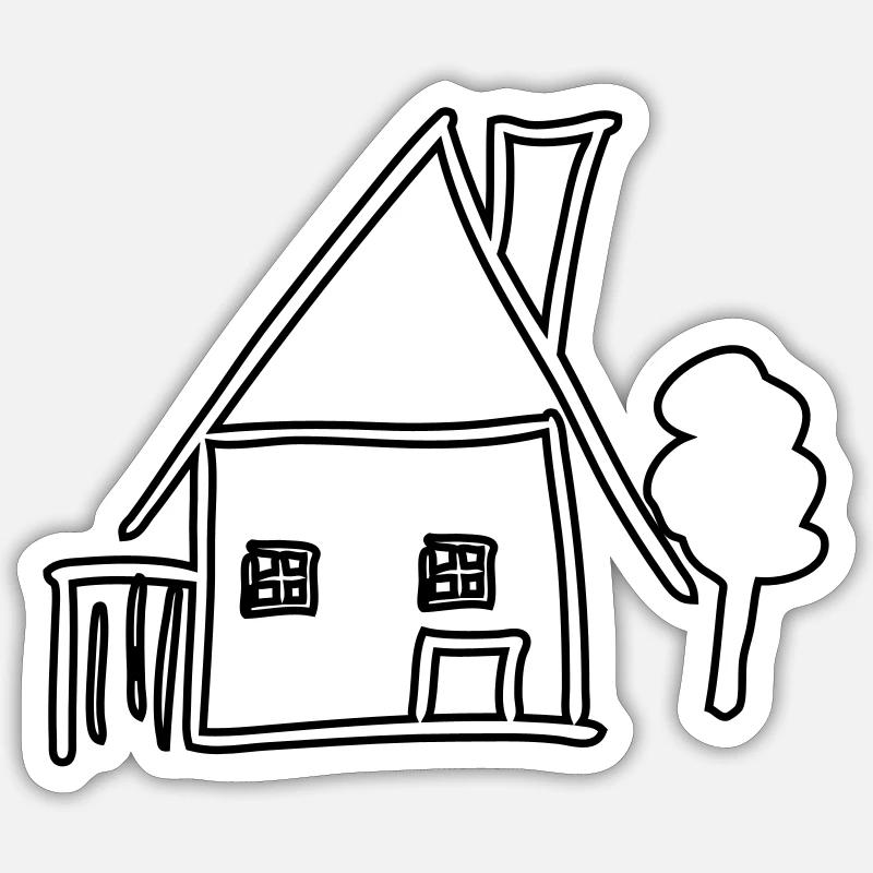 home Sticker size S (10 x 10 cm)
