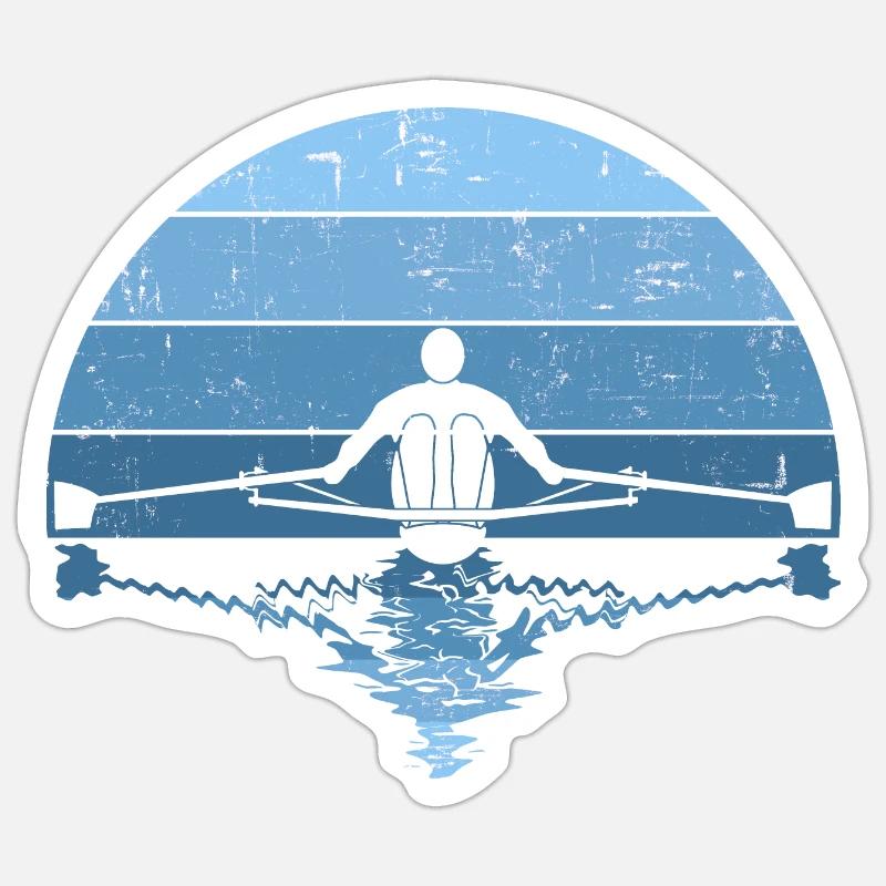 Row - Sticker size S (10 x 10 cm) - white matte
