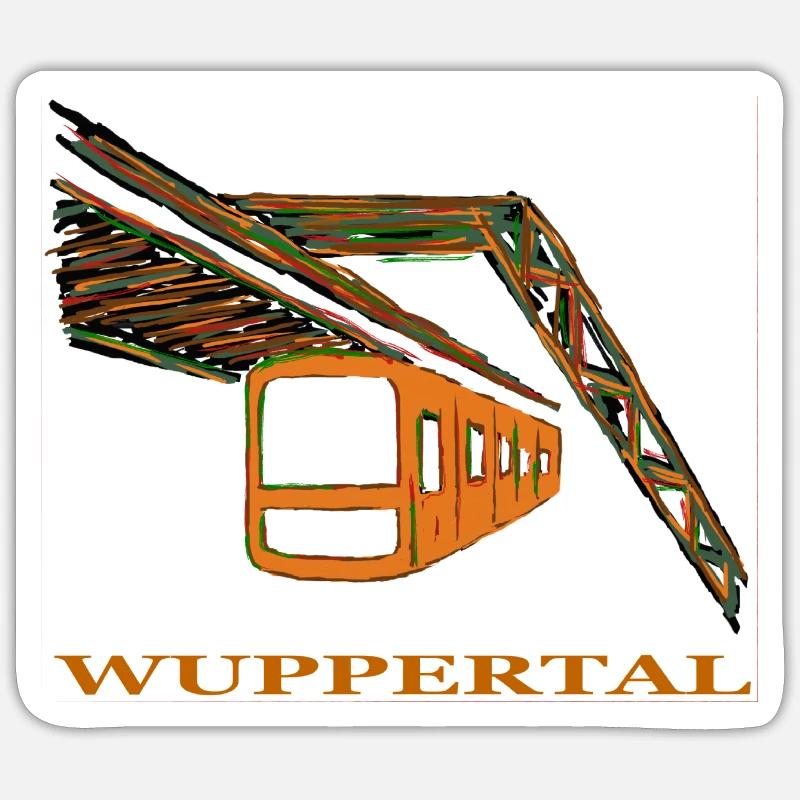 overhead railway Sticker size S (10 x 10 cm)