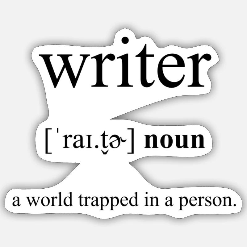 Writer Definition Dictionary Sticker size S (10 x 10 cm)