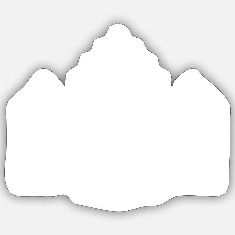 Orgue - Sticker taille S (10 x 10 cm) - blanc mat