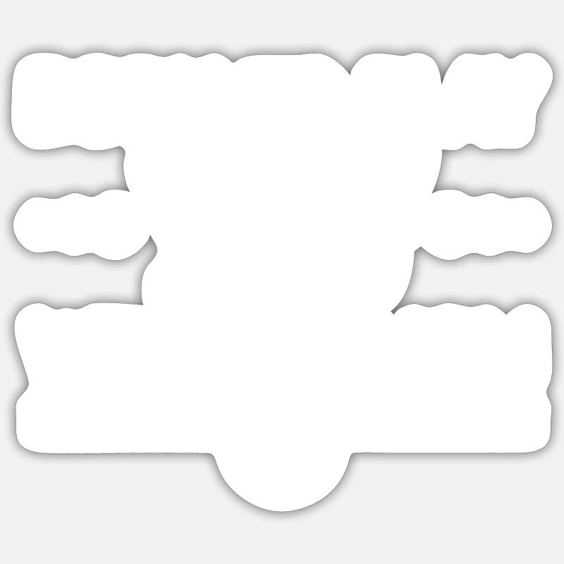 golf - Sticker size S (10 x 10 cm) - white matte