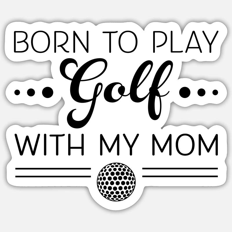 Le golf Sticker taille S (10 x 10 cm)