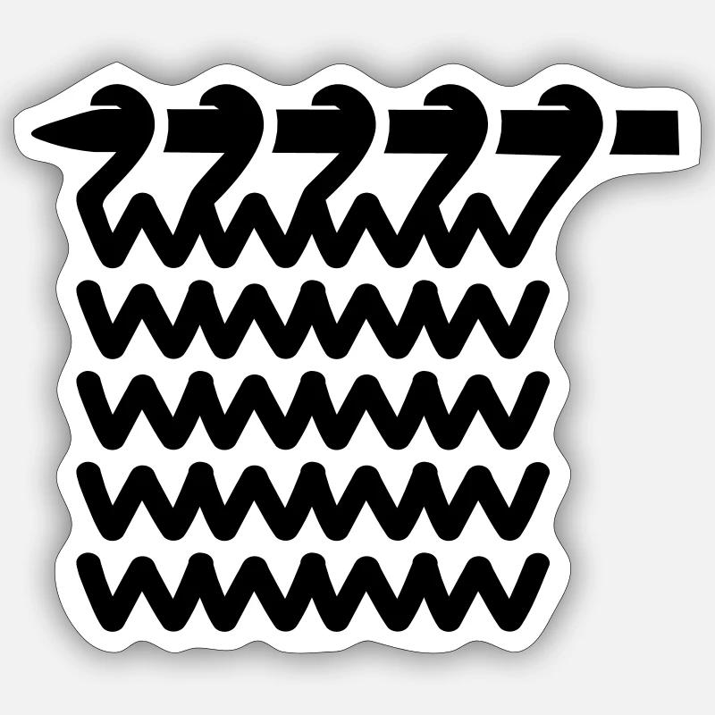 tricot Sticker taille S (10 x 10 cm)