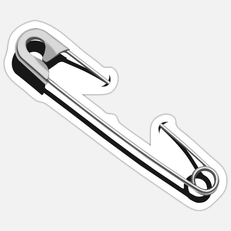 Épingle de sûreté Sticker taille S (10 x 10 cm)