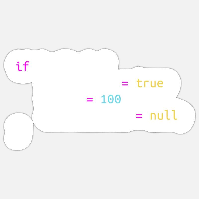 Lustiges Geschenk für Programmierkopfhörer beim Codieren Sticker Größe S (10 x 10 cm)