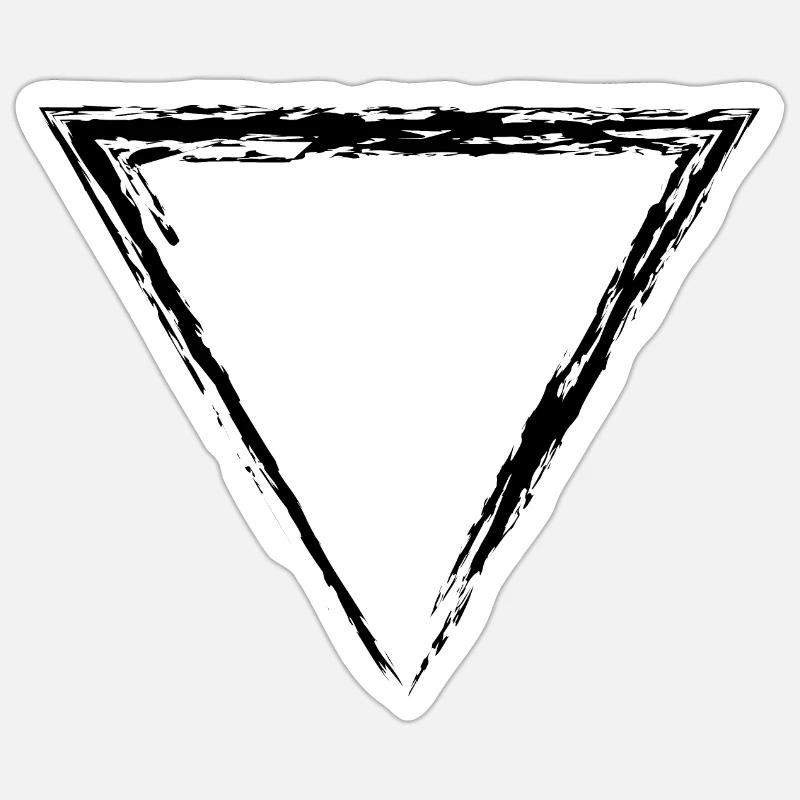 Triangle Sticker size S (10 x 10 cm)