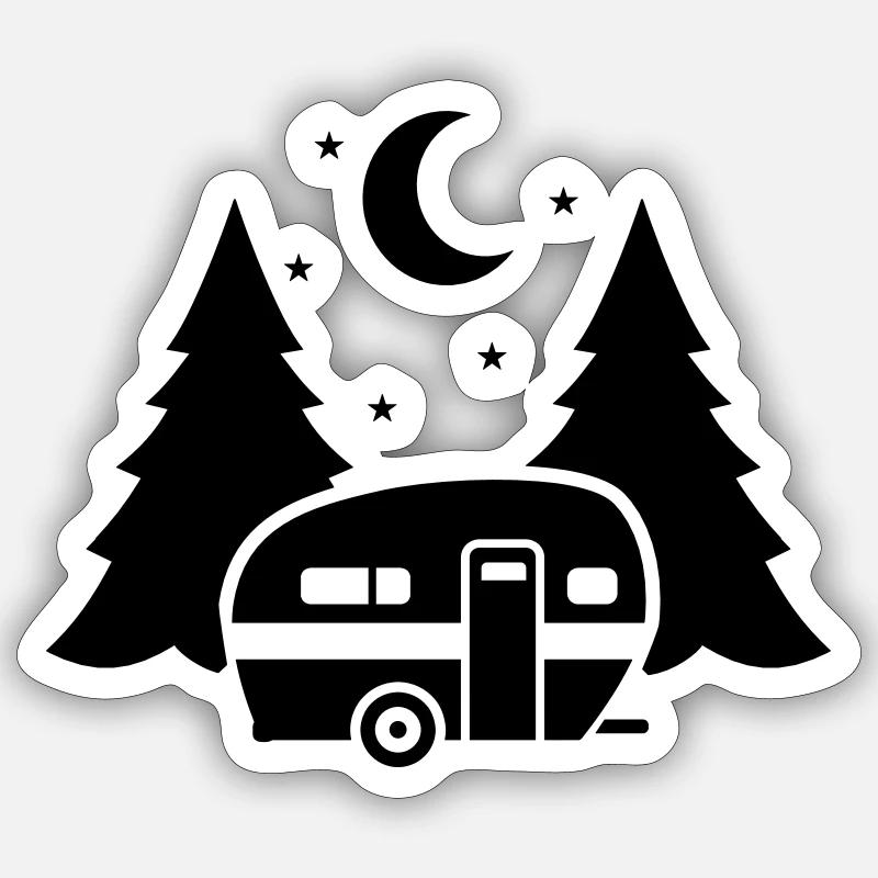 Caravan Sticker size S (10 x 10 cm)