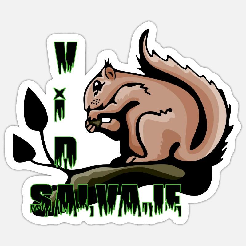 Chipmunk Sticker size S (10 x 10 cm)