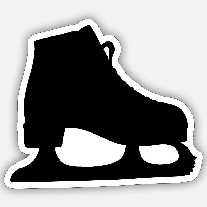 Figure skating Figure skating - Sticker size S (10 x 10 cm) - white matte