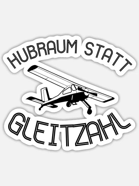 Wilga Motorflugzeug Motorflieger Pilot - Sticker Größe S (10 x 10 cm) - Mattweiß