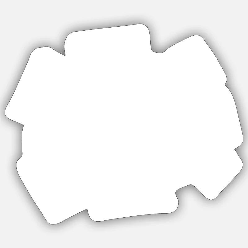 Letters Messages Inbox message mail - Sticker size S (10 x 10 cm) - white matte