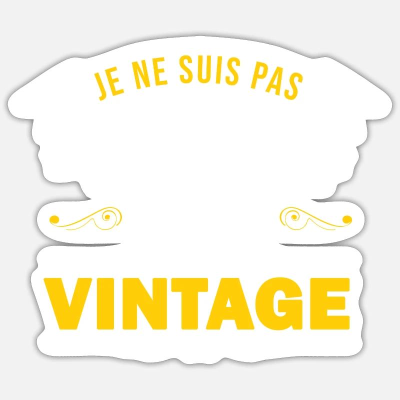 Ich bin nicht alt. - Sticker Größe S (10 x 10 cm) - Mattweiß