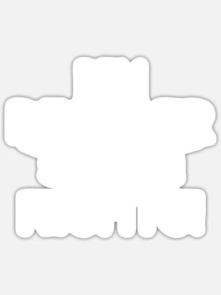 Junggeselle Junggesellenabschied - Sticker Größe S (10 x 10 cm) - Mattweiß