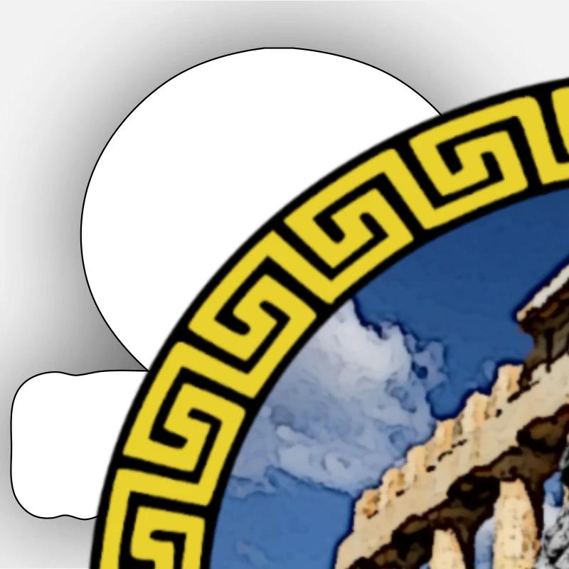 Mächtiger Herkules!!! Sticker Größe S (10 x 10 cm)