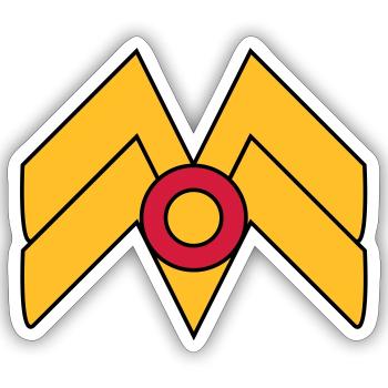 Mom - Sticker Größe S (10 x 10 cm) - Mattweiß - Vorne