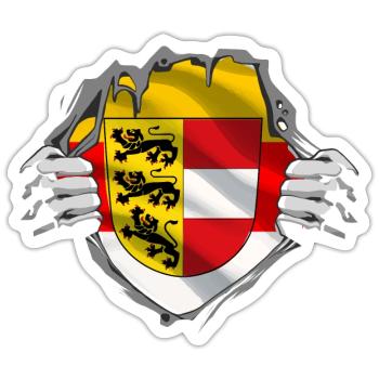 Real Klagenfurt & Carinthia Patriots & Holidaymakers - Sticker size S (10 x 10 cm) - white matte - Front