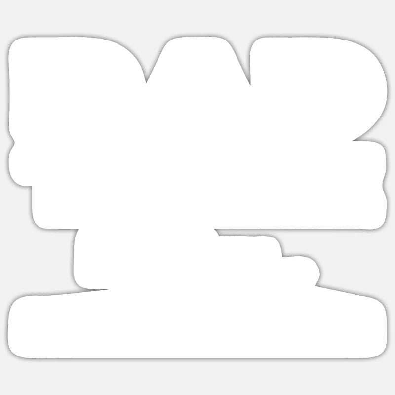 Dad To Be Loading White Sticker size S (10 x 10 cm)